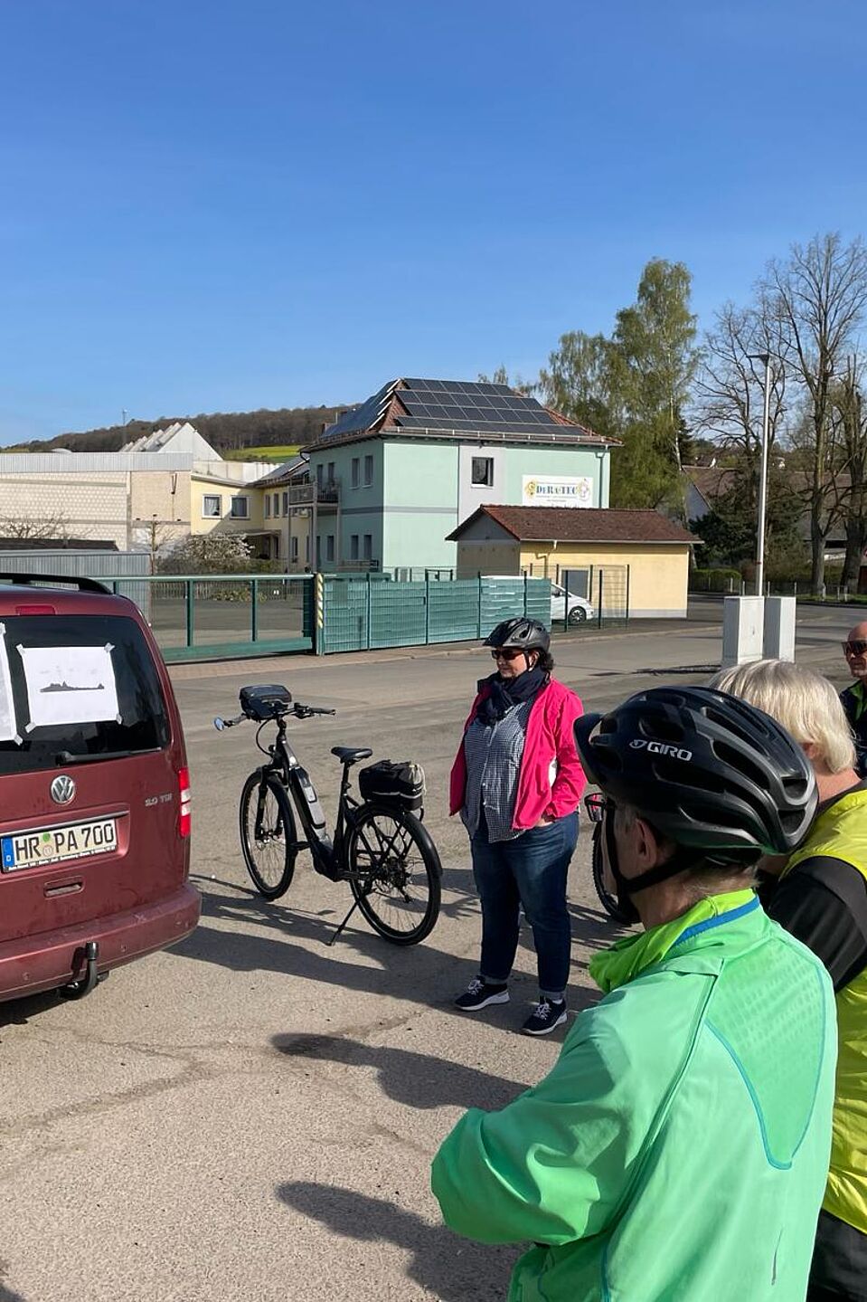 Tour-Einweisung durch Matthias Tour-Einweisung