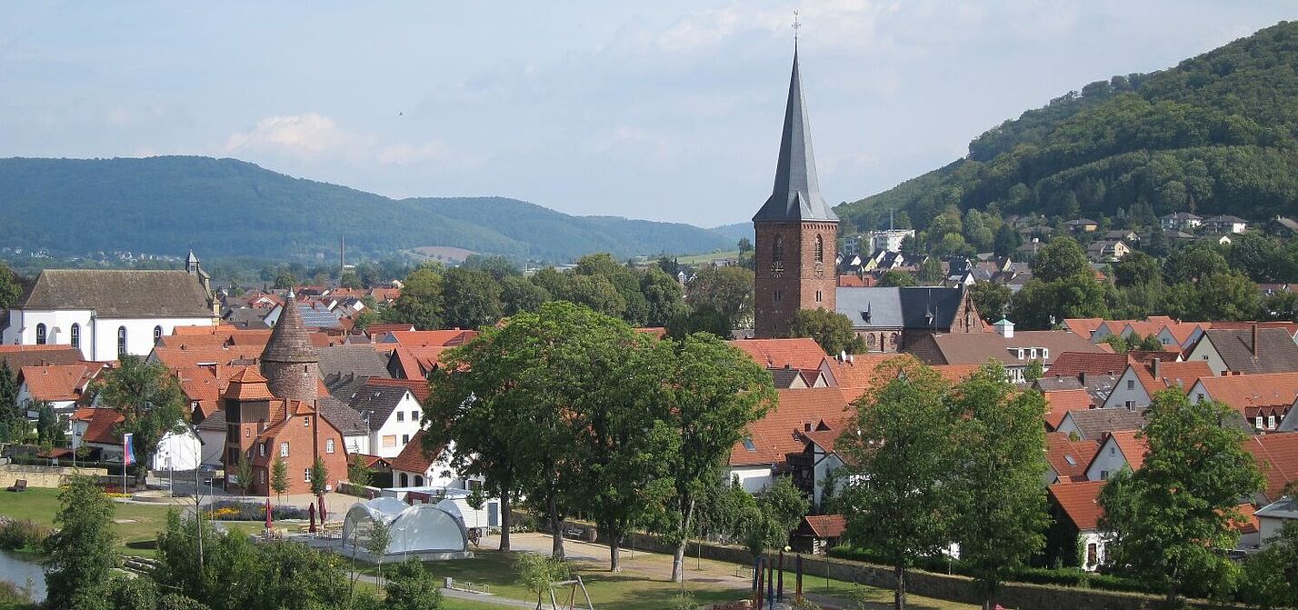 Blick auf die Altstadt Lügde