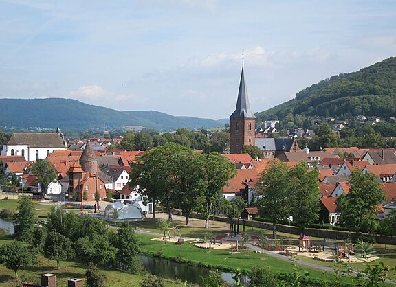 Blick auf die Altstadt Lügde