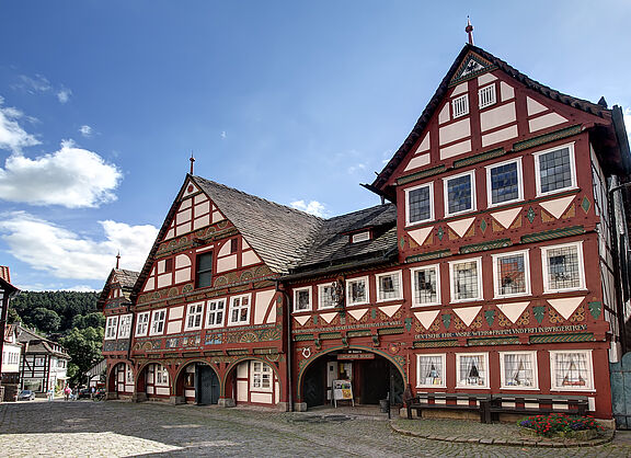 Historisches Rathaus in Schwalenberg vom 1579