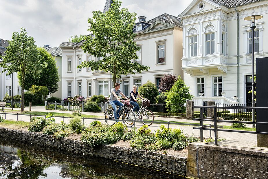 Teutoburger Wald Themenmanagment Radfahren Detmold Altstadt Radfahren im Teutoburger Wald Historische Innenstadt Detmold