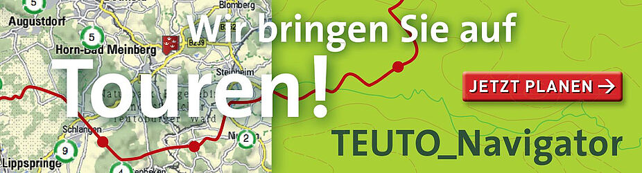 Logo Teutonavigator OWL GmbH Bielefeld Teutonavigator interaktive Webseite Tourismus Teutoburger Wald