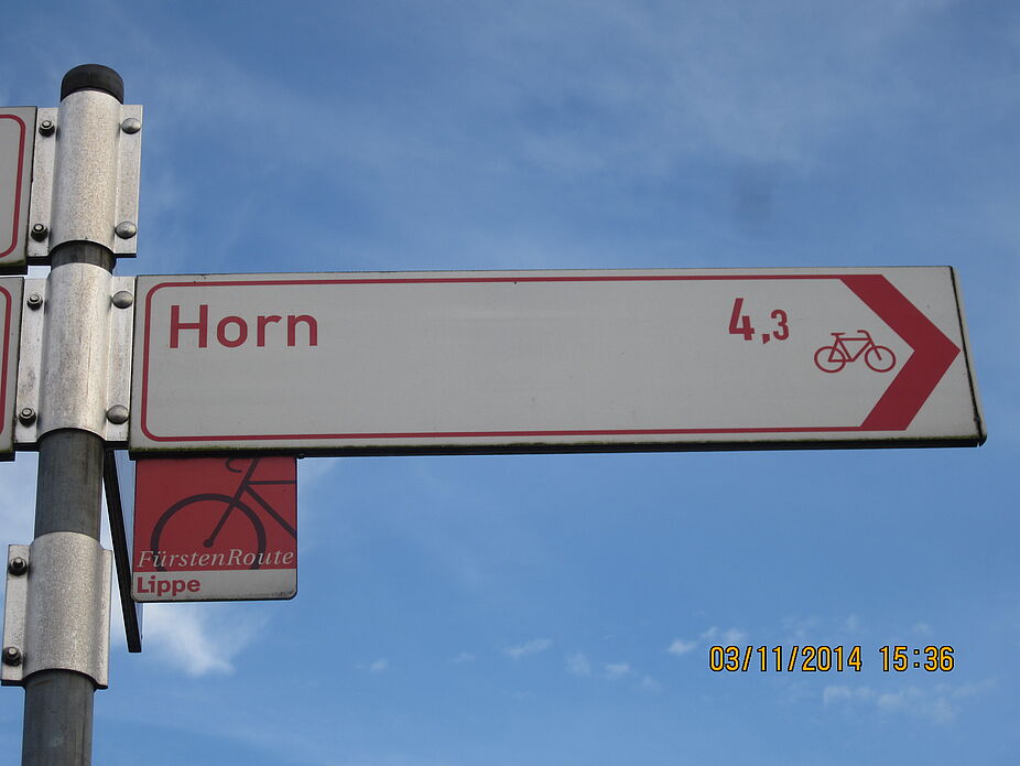 NRW Radverkehrsnetz Norm-Beschilderung - Optimaler Zustand Beispiel Normbeschilderung Radverkehrsnetz NRW