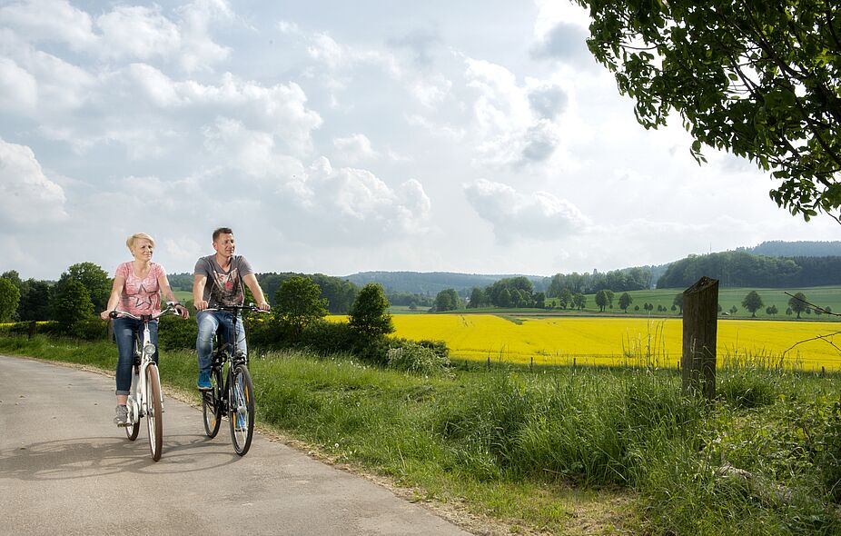 Radtourentipps für die Region - abwechslungsreich von flach bis hügelig Teutoburger Wald - Radfahren per Teutonavigator