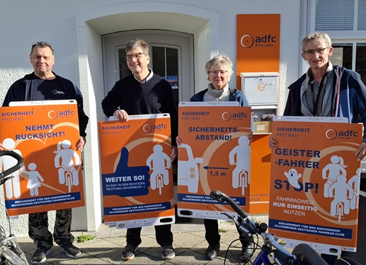 Vorstellung der Kampagne Sicherheit pro Radverkehr ADFC Lippe März 2026