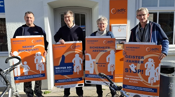 Vorstellung der Kampagne Sicherheit pro Radverkehr ADFC Lippe März 2026