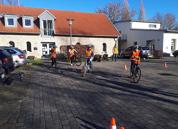 ADFC Lippe Ausbildungskurs Fahrradfahrschule Erwachsene