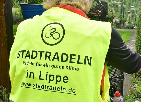 2023 Stadtradeln in Lippe - Symbolbild Warnweste