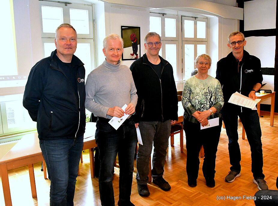 Ehrung für 30 Jahre Mitgliedschaft im ADFC Ehrung für 30 Jahre Mitgliedschaft im ADFC