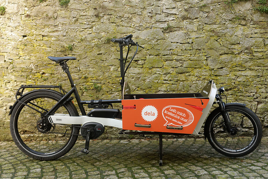 DELA 1 - Detmolder E-Lastenrad einspurig DELA Lastenrad einspurig mit Motor