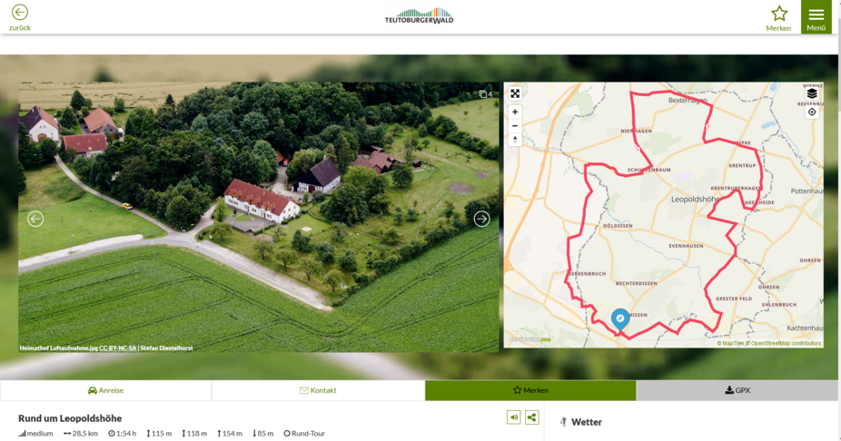 Leopoldshöhe - Raderlebnis - Teutonavigator Leopoldshöhe - Raderlebnis - Teutonavigator