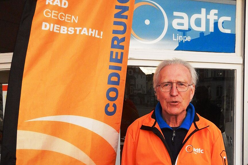 2023 03 21 adfc lippe vorstand og lemgo walter windt ADFC Vorstand Ortsgruppensprecher Lemgo Walter Windt