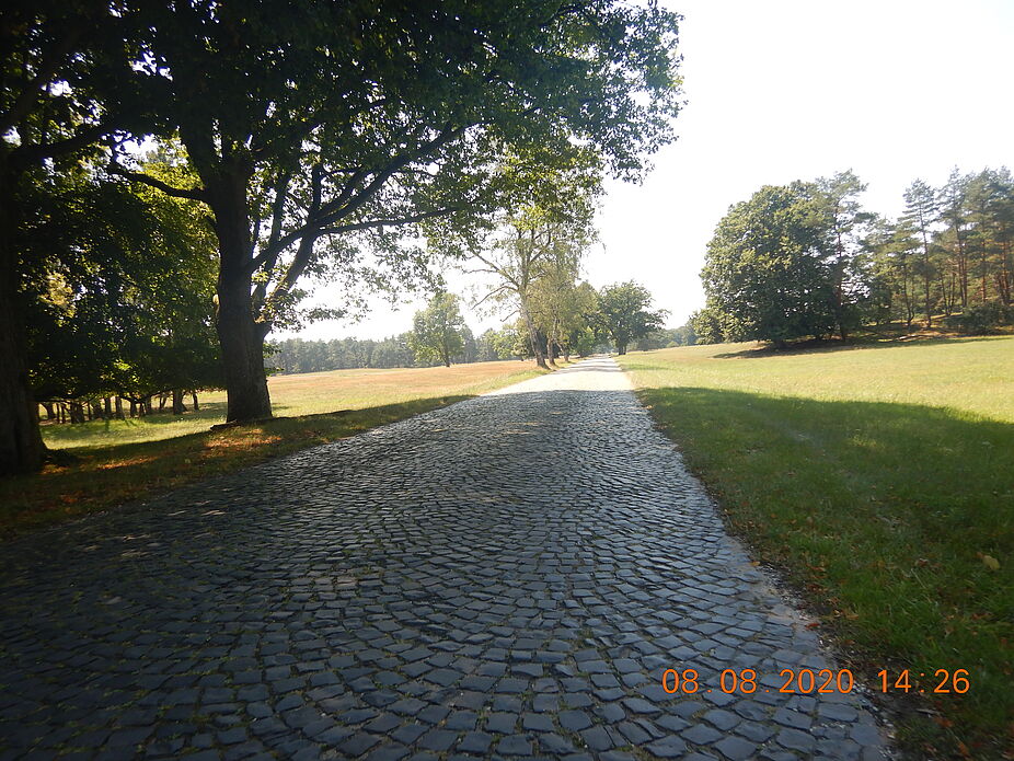 Schlangen - alte Bielefelder Poststraße, Radverkehr außerhalb der Sperrzeiten Schlangen - alte Bielefelder Poststraße, Radverkehr außerhalb der Sperrzeiten