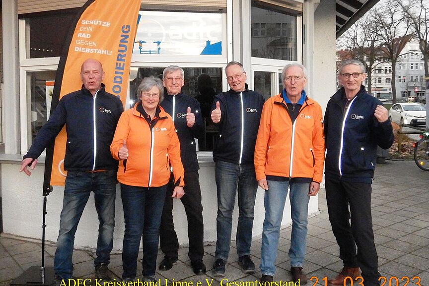 2023 03 21 adfc gesamtvorstand ohne fg leitung touren Team des ehrenamtliches Gesamtvorstand ADFC Lippe - Engagement PRO RAD