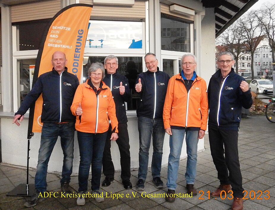 2023 03 21 adfc gesamtvorstand ohne fg leitung touren Team des ehrenamtliches Gesamtvorstand ADFC Lippe -  Engagement PRO RAD