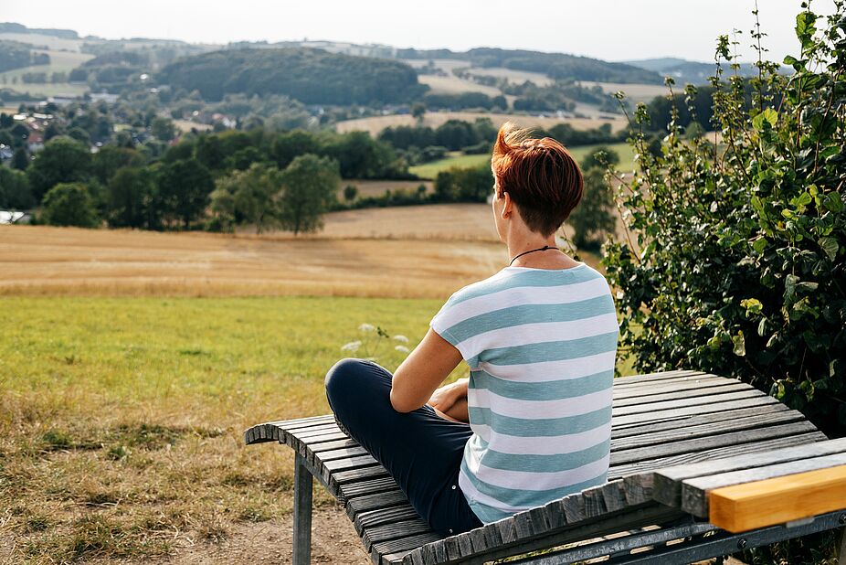 Kalletal Aussicht von der Windmühle Bavenhausen Kalletal Aussicht von der Windmühle Bavenhausen