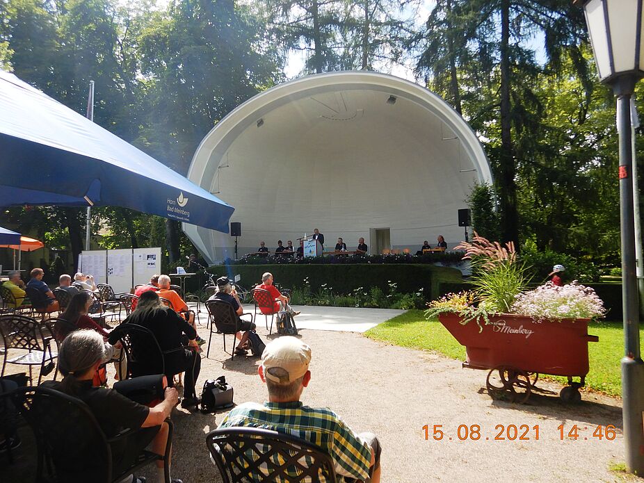 2021 08 15 Jahreshauptversammlung des ADFC Kreis Lippe e.V. Die Jahreshauptversammlung 2021 - wieder unter Corona-Hygiene-Bedingungen OPEN-AIR