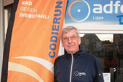 ADFC Vorstand Ortsgruppensprecher Bad Salzuflen Wolfgang Buschkamp