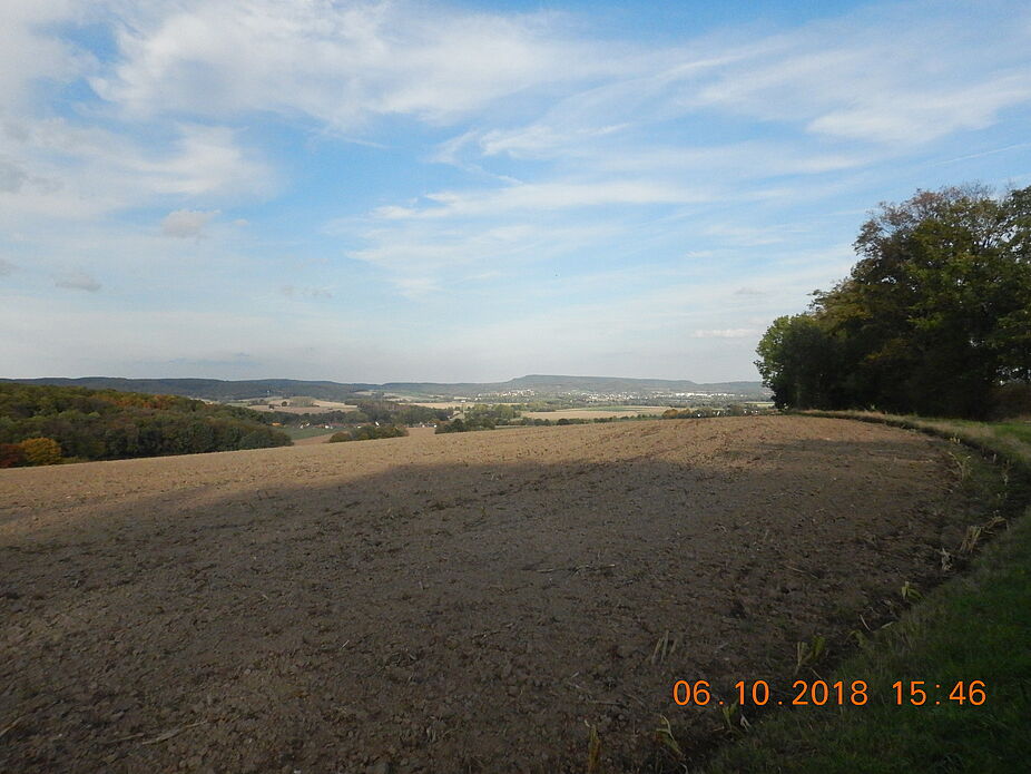 Blomberg 1. Tour durch die Dörfer - Aussicht vom Molkenberg Weite Aussichten über die Dörfer und die historische Altstadt Blomberg