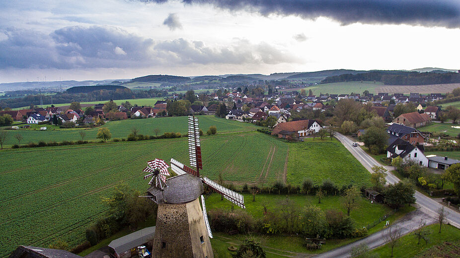 Kalletal Aussicht von der Bentorfer Mühle Kalletal Aussicht von der Bentorfer Mühle
