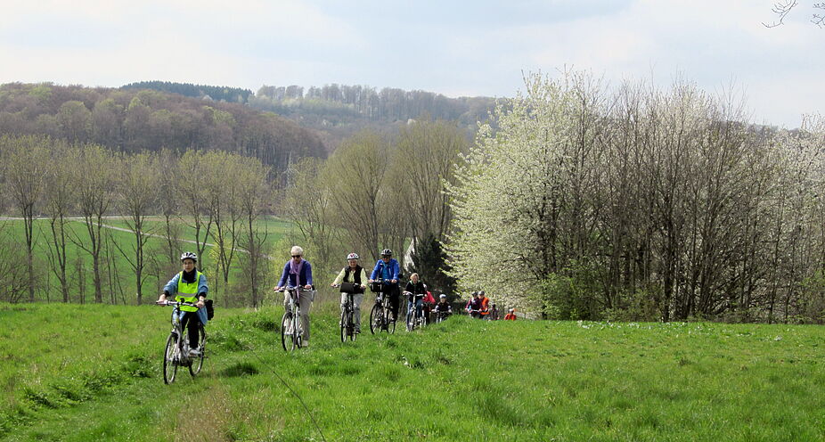 ADFC Lippe Frühlingsradtour rund um Detmold adfc lippe radfahren zu jeder jahrszeit - frühling