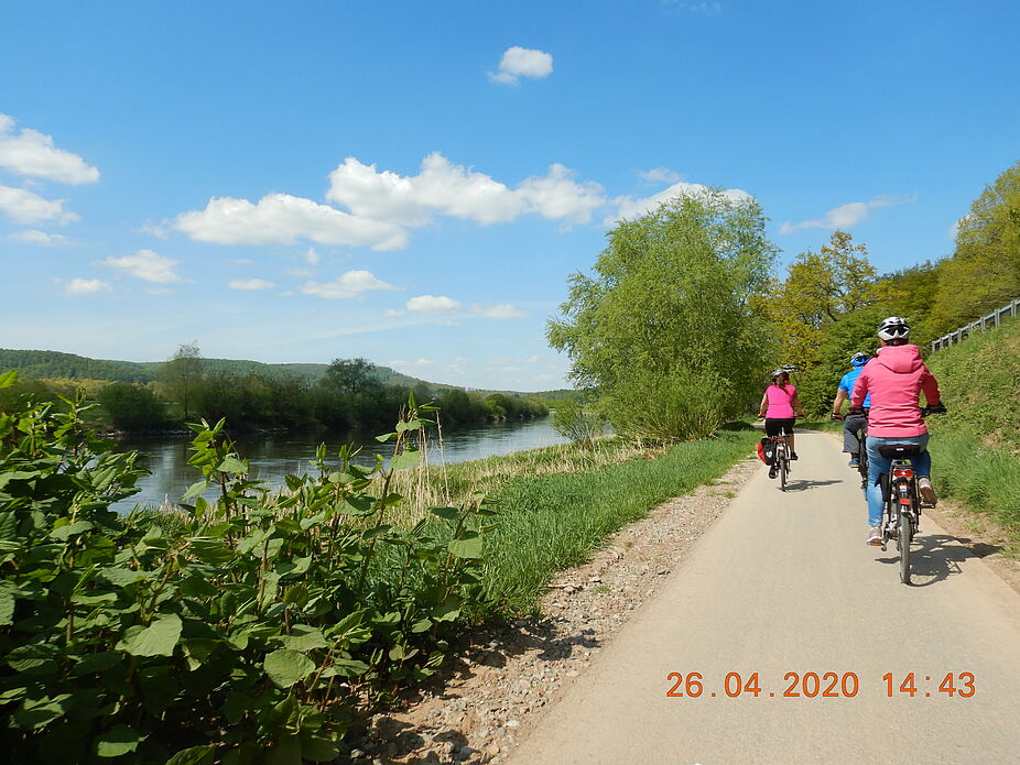 Radeln zwischen Weser und Münsterland ADFC Lippe geführte Radtour an der Weser